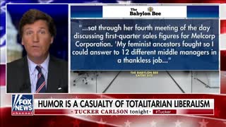 Tucker Carlson ROASTS the Left for Their Lack of Humor