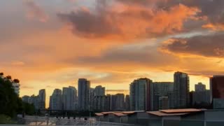 Beautiful Sunset - Science World Vancouver
