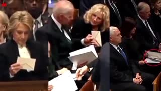 PATRIOTS HAVE IT ALL! The envelopes At Bush Funeral
