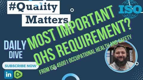 #QualityMatters Daily Dive: May 18th 2022
