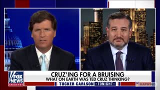 Tucker Carlson INTERROGATES Ted Cruz over Jan 6 remark
