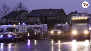 Belfast police BLAST Northern Ireland rioters WITH WATER CANNON