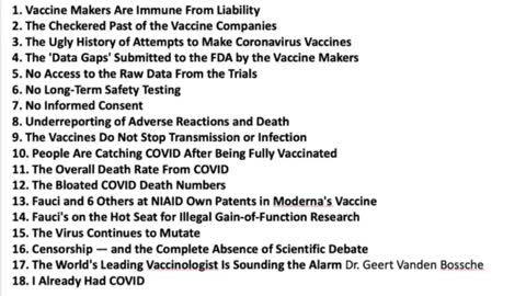 Dr Carter Q&A 2 on Vaccines
