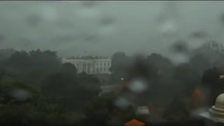 Lightning Strikes Within Feet Of The WH