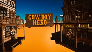 Unity Project - Cowboy Hero - Main Menu 2