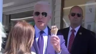 Joe Biden Tells Reporters What Flavor Ice Cream He's Eating and Their Response Says it All