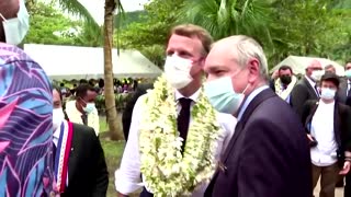 Macron visits French Polynesia