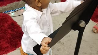 Young preacher in the making