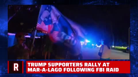 Trump Supporters Rally at Mar-a-Lago Following FBI Raid
