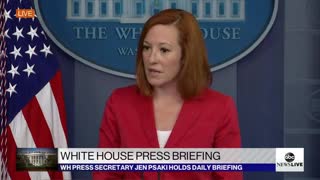 Psaki on Olympian Turning Her Back on the Flag