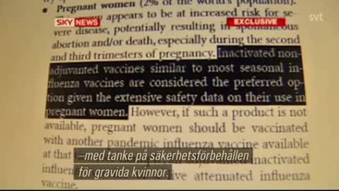 Svine Influenza I Sverige - FIk Eliten den gode Vaccine ?