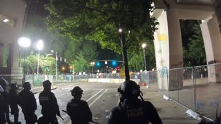 Police Under Attack In Portland at The Justice Center + Aftermath