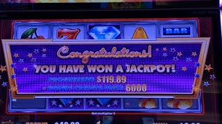 Winning $179.89 jackpot at MGM CASINO!!!!
