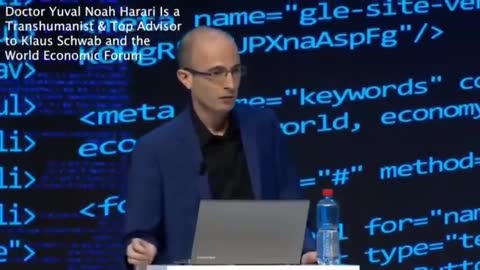r Yuval Noah Harari "Hackable Animals"