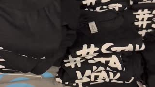TWEET SHIRTS: Watch Musk Uncover Closet Filled With '#StayWoke' T-Shirts at Twitter HQ