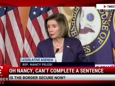 Video: Oh Nancy, Can’t Complete A Sentence
