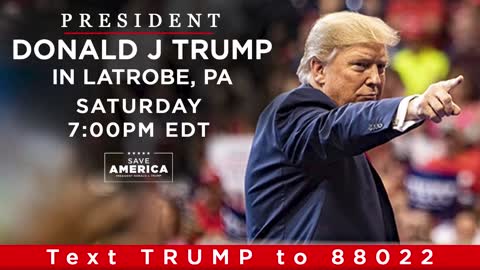 LIVE: President Donald J. Trump in Latrobe, PA