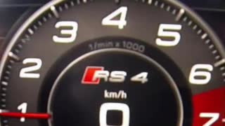 #Shorts Audi RS4 0-260kmh acceleration in 20 seconds