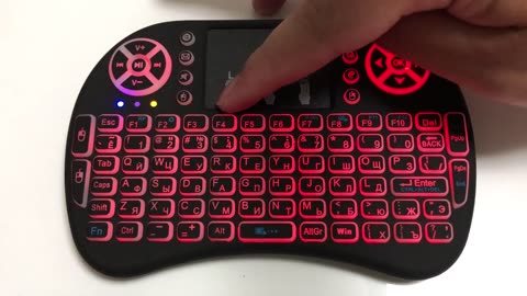 Mini Wireless Touchpad Keyboard with Light