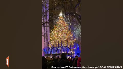 MOST WONDERFUL TIME OF THE YEAR: Crowd Goes Wild at Rockefeller Center's Christmas Tree Lighting