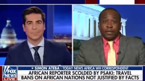 AFRICAN JOURNALIST: I thought FoxNews was racist and hates black people.