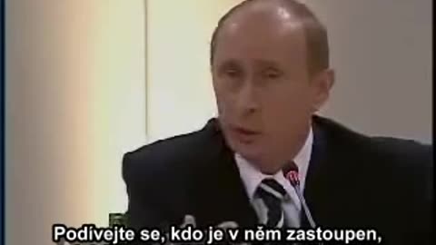 Proslulý projev Putina na konferenci v Mnichově r. 2007 CZ titulky