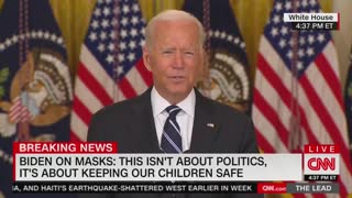 Biden PUSHES Federal Action on States that Resist Mask Mandates