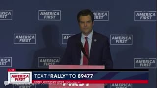 EXCLUSIVE GAETZ RALLY FOOTAGE