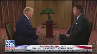 Trump talks to Tucker about homelessness problem in AMerica