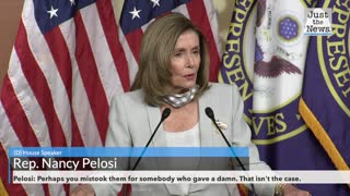 Speaker Pelosi on Republicans and stimulus: "Perhaps you mistook them for somebody who gave a damn."