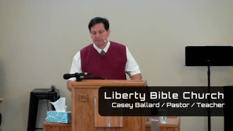Liberty Bible Church / Jesus Lord of the Sabbath / Luke 6:1-11