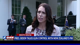 Biden talks gun control with New Zealand Prime Minister Ardern
