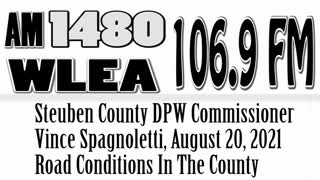 Steuben County DPW Commissioner Vince Spagnoletti, August 20, 2021