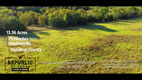 HONEY CREEK RANCH - 13 ACRES - HAMILTON COUNTY