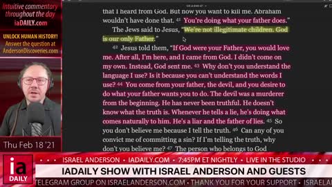 The iaDAILY Show with Israel Anderson - 210218