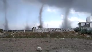 Four tornadoes captured on camera in Buenos Aires