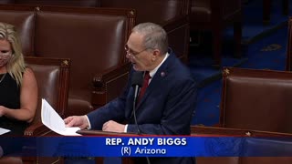 Rep. Andy Biggs Delivers Speech on the House Floor Condemning Democrats' Partisan Jan 6 Committee
