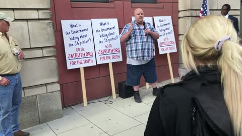 Tommy Tatum Speaks Outside J6 Peaceful Protest in D.C.