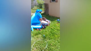 Funny Playing With Water - Baby Outdoor Videoaby