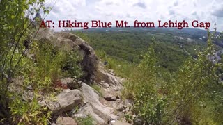 Hiking up Blue Mountain from Lehigh Gap, PA
