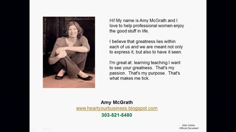26 Feb 2015 Bible-2-Business Radio Show - Amy McGrath & A Great Company