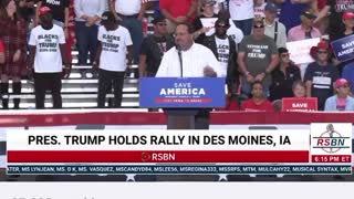 President Trump Rally Polling In Iowa 92%