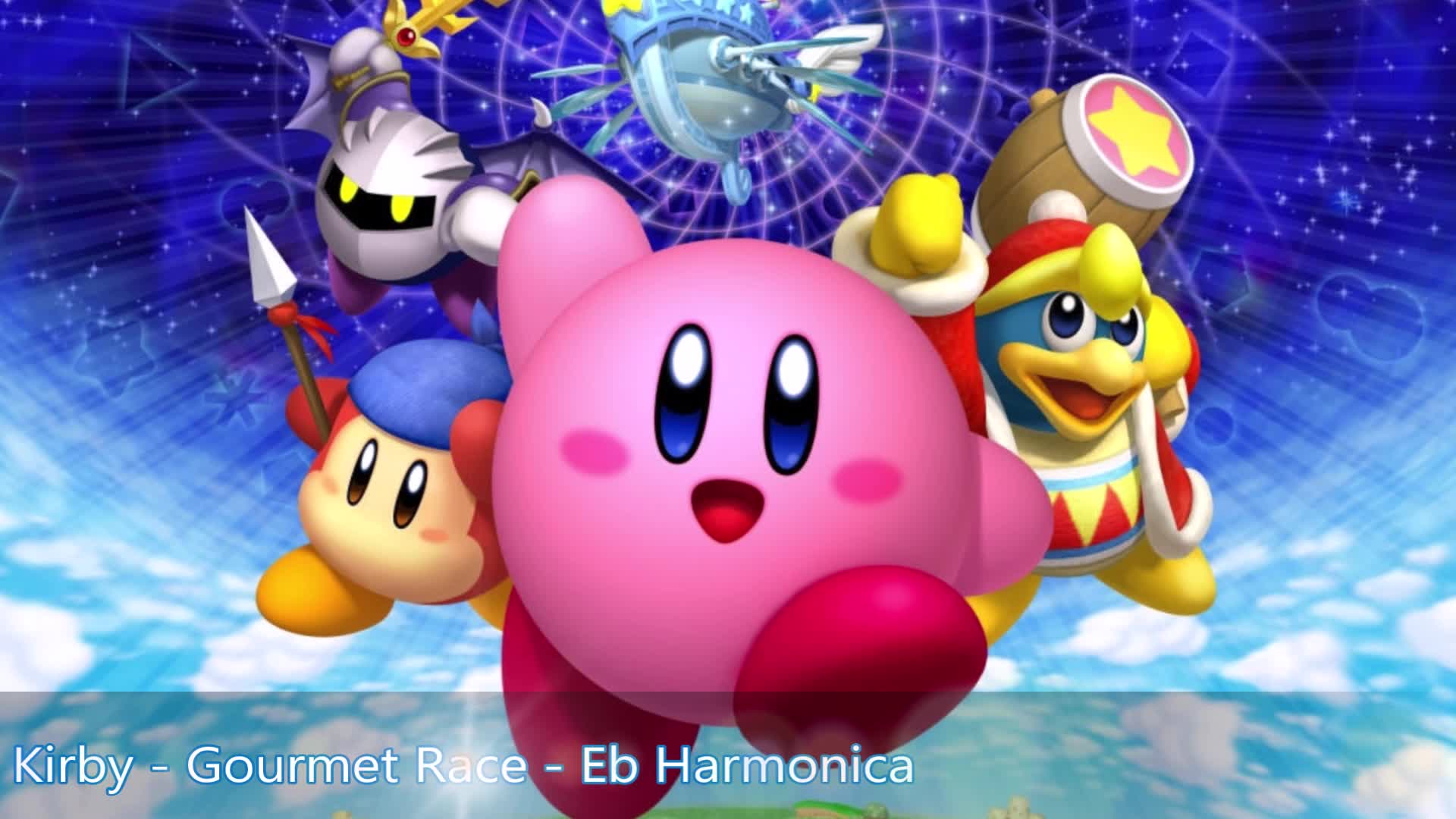 Kirby - Gourmet Race - Harmonica Cover (tabs)