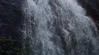 Water fall in slow motion