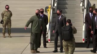 U.S. Secretary of State arrives in South Korea