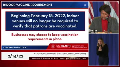 D.C. Ends Vaccine Mandate at Indoor Venues, Rolls Back Mask Mandates in City