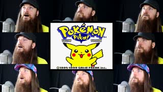 Pokemon title theme covered by one-man acapella performance