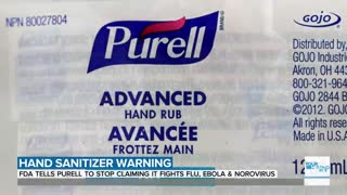 FDA warns Purell about making claims about diseases