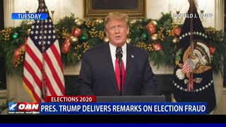 President Trump delivers remarks on election fraud