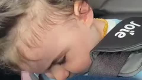 a baby's funniest car ride